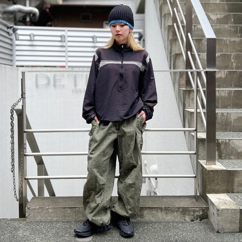【レア】アメリカ軍 ナイトカモ カーゴパンツ リメイク オーバーパンツ 古着 レア】アメリカ軍 ナイトカモ カーゴパンツ リメイク オーバー