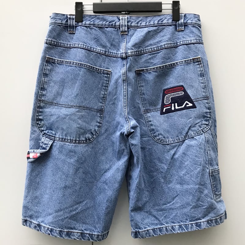 FILA?/フィラ? デニムペインターショーツ 90年代 (USED FILA?/フィラ? デニムペインターショーツ 90年代 (USED