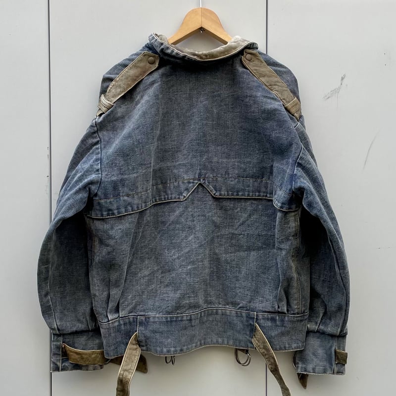 GUESS/ゲス レザー切り替えダブル Gジャン 90年代 Made in USA GUESS/ゲス レザー切り替えダブル Gジャン 90年代 Made in USA