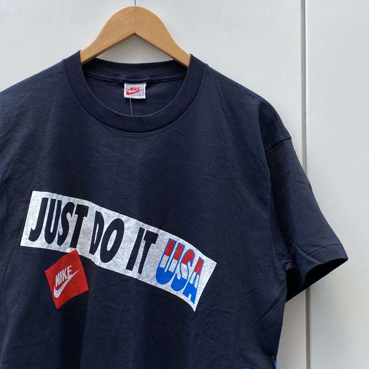 NIKE JUST DO IT Tシャツ 90s アメリカ製 black