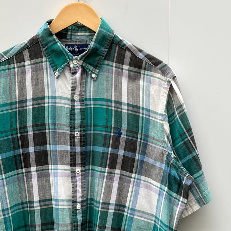 Polo Ralph Lauren /ポロラルフローレン マドラスチェック半袖 Polo Ralph Lauren /ポロラルフローレン マドラスチェック半袖