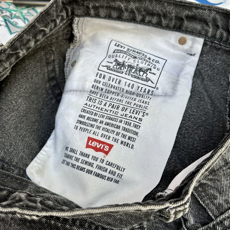 Levi's/リーバイス ５１２スリムフィットブラックジーンズ 90年代 Made