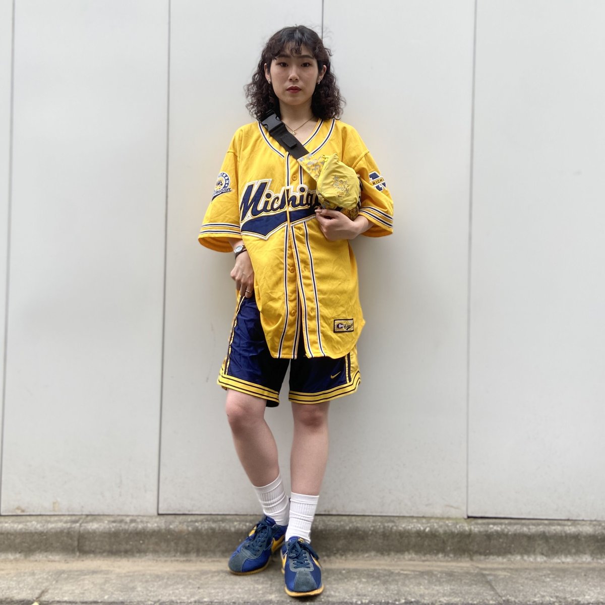 90s ナイキミシガン大学バスケットボールハーフパンツバスパン