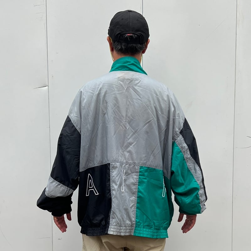 NIKE/ナイキ ビッグロゴナイロンジャケット 90年代 (USED 