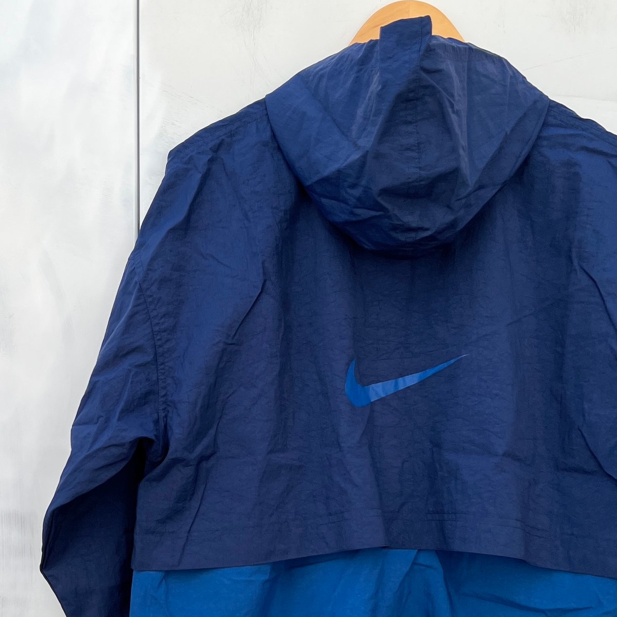 NIKE/ナイキ ハーフジップフードジャケット 90年代 (USED NIKE/ナイキ ハーフジップフードジャケット 90年代 (USED