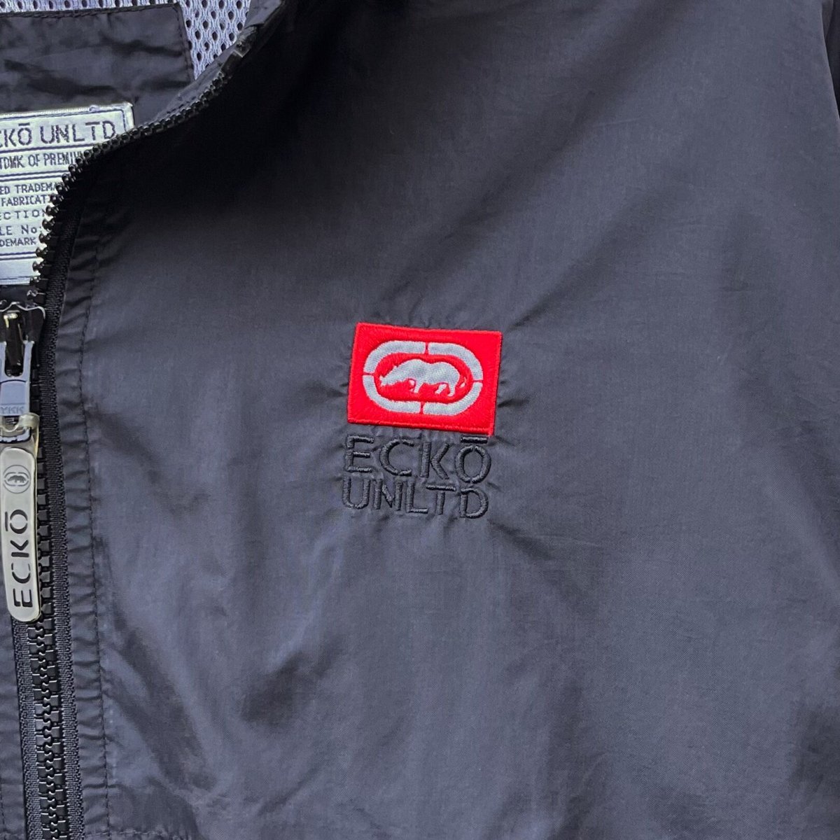 ECKO UNLTD/エコーアンリミテッド ナイロンフードジャケット 90年代