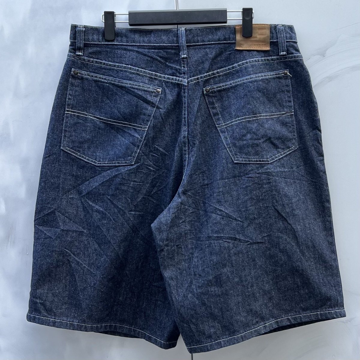 90's ポロジーンズ ブラックデニム バギーパンツ [POLO JEANS Co