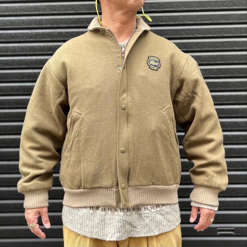 LACOSTE/ラコステ メルトン スタジャン 80年代 Made in FRANCE (US
