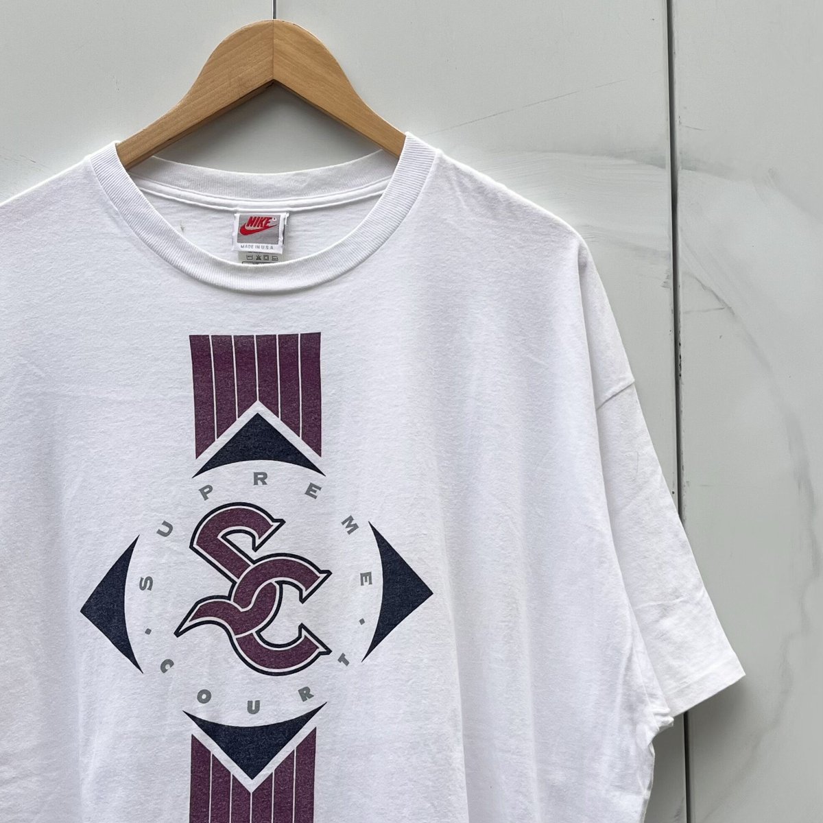 NIKE/ナイキ SUPREME COURT Tシャツ 90年前後 Made In USA ( NIKE/ナイキ SUPREME COURT Tシャツ 90年前後 Made In USA (