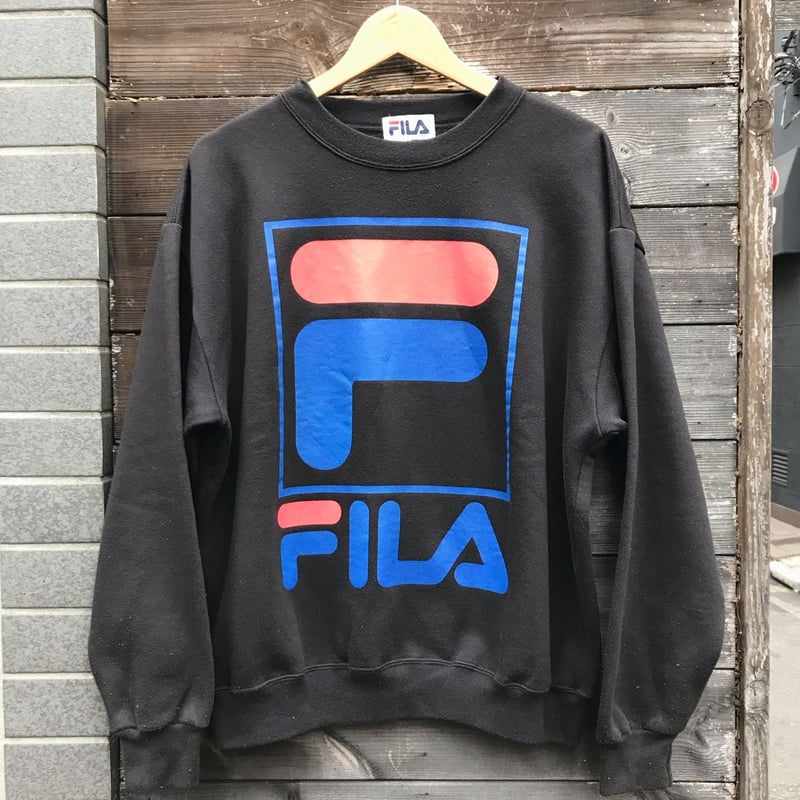 90s FILA デッドストック スウェット トレーナー ビッグロゴ