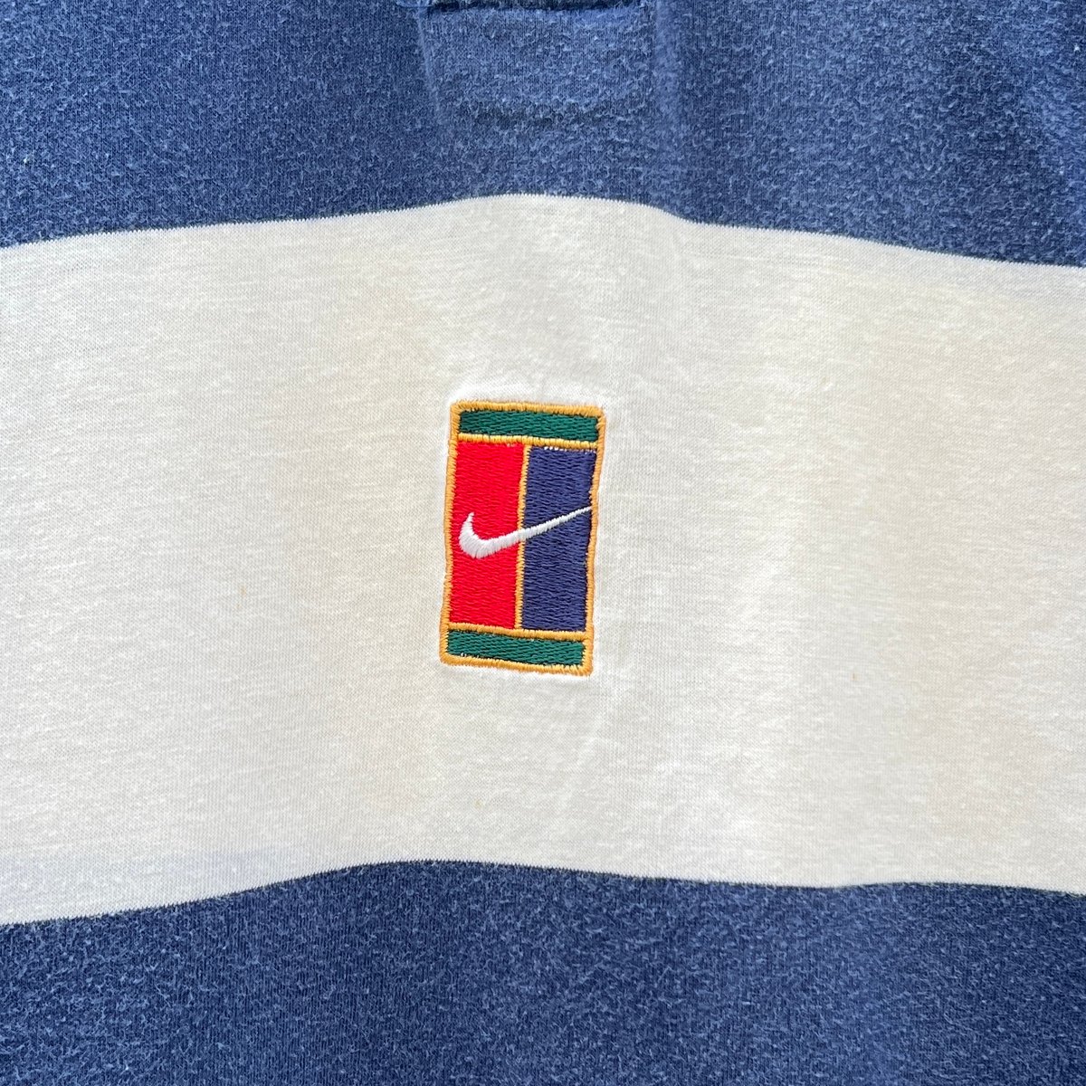 激レア‼︎羽織り90s ヴィンテージ NIKEテニスロゴ刺繍ポロシャツM size 激レア‼︎羽織り90s ヴィンテージ NIKEテニスロゴ刺繍ポロシャツ