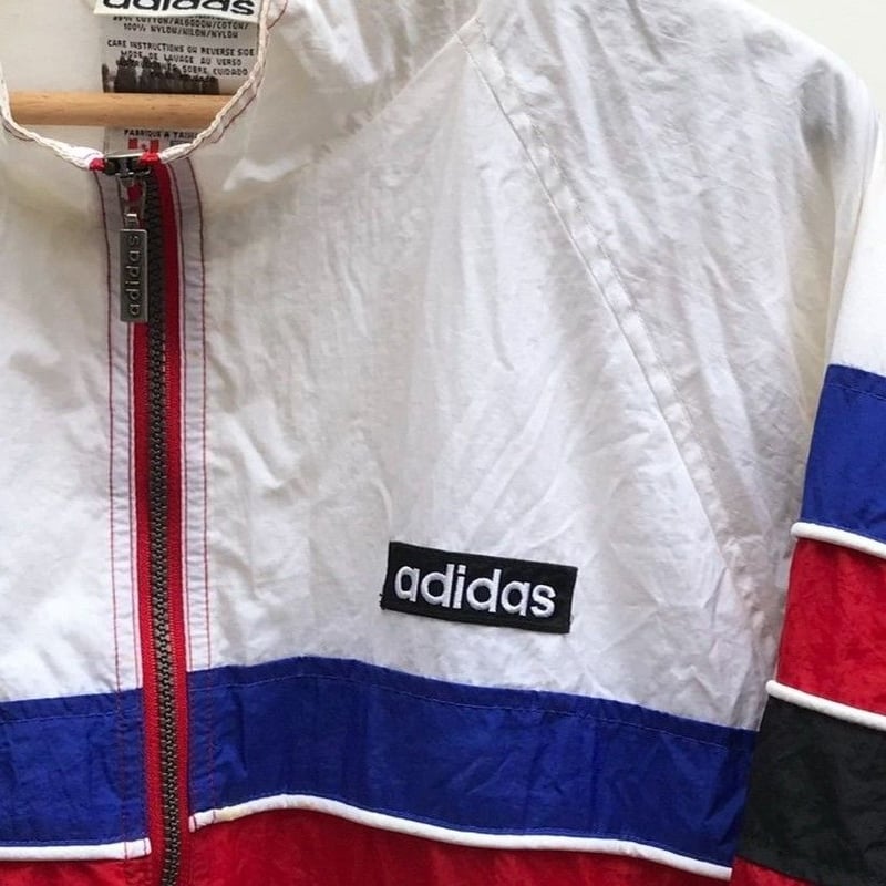 adidas/アディダス ナイロンジャケット 3ストライプス 90年代 adidas/アディダス ナイロンジャケット 3ストライプス 90年代