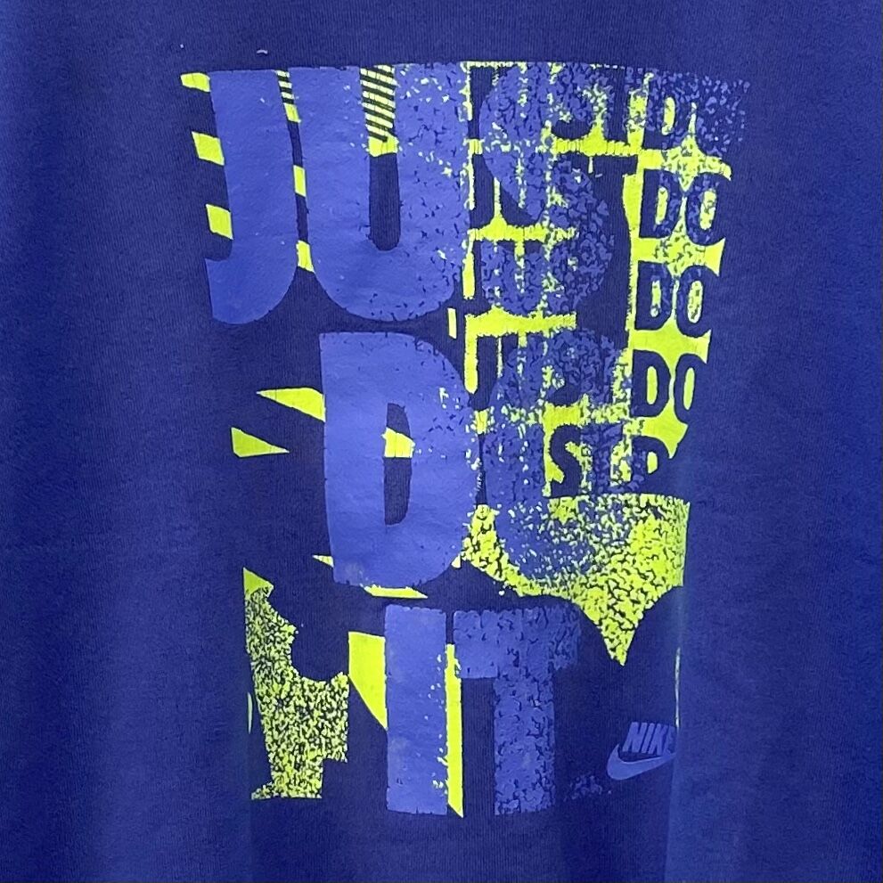 NIKE/ナイキ JUST DO ITロゴスウェット 90年前後 銀タグ Made In NIKE/ナイキ JUST DO ITロゴスウェット 90年前後 銀タグ Made In