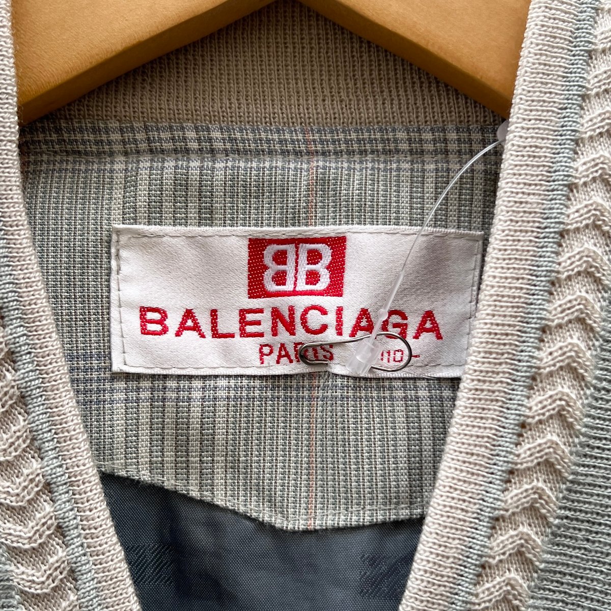 BALENCIAGA/バレンシアガ チェック ジャケット 90年前後 (USED BALENCIAGA/バレンシアガ チェック ジャケット 90年前後 (USED