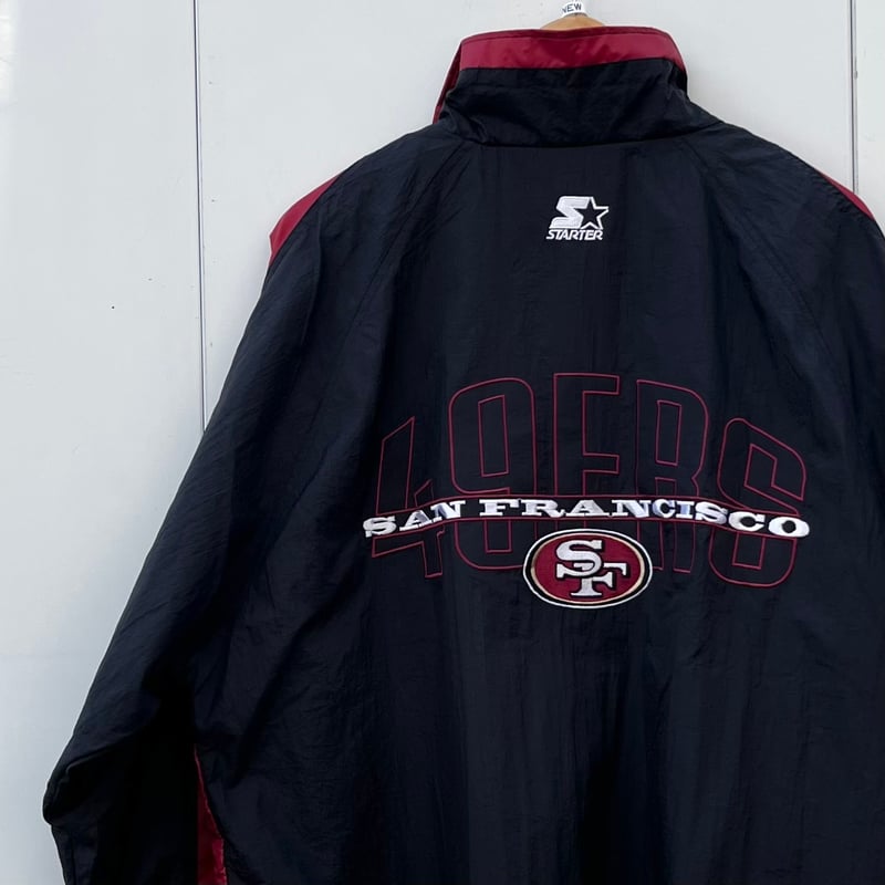 NFLサンフランシスコ49ers スターター ナイロンスタジアムジャケット M