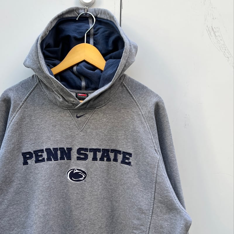 NIKE/ナイキ PENN STATE ロゴフードスウェット 00年前後 (USED) | c