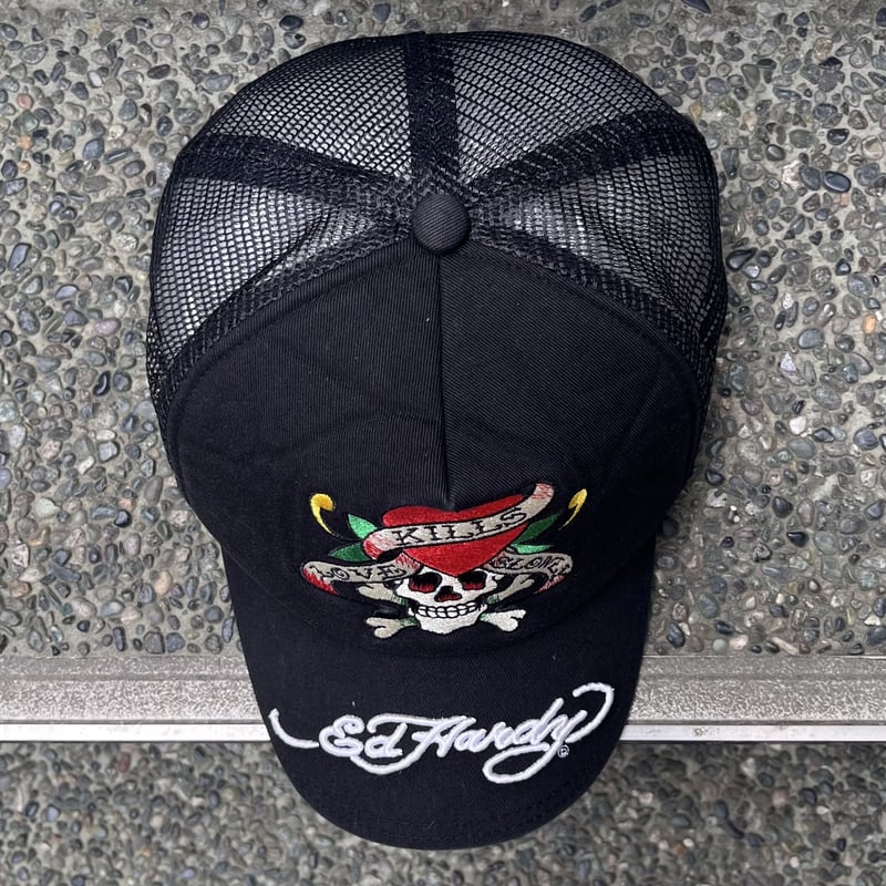 Ed Hardy/エド ハーディー メッシュトラッカーキャップ 00年代 Ed Hardy/エド ハーディー メッシュトラッカーキャップ 00年代