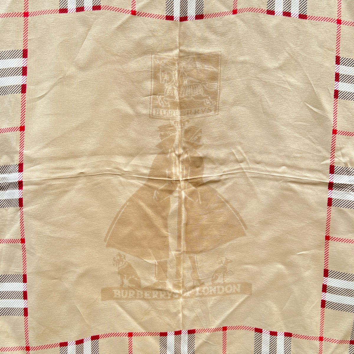 Burberrys/バーバリー シルクスカーフ 90年前後 Made in ITALY Burberrys/バーバリー シルクスカーフ 90年前後 Made in ITALY