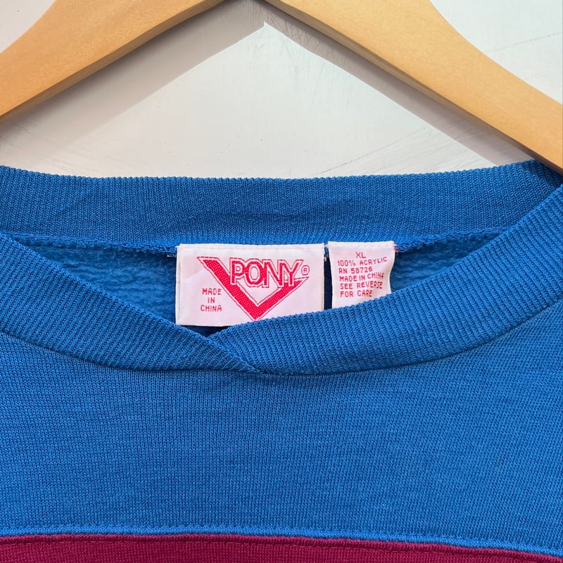 PONY/ポニー 切り替えスウェット 90年代 (USED) | chameleon wear PONY/ポニー 切り替えスウェット 90年代 (USED) | chameleon wear