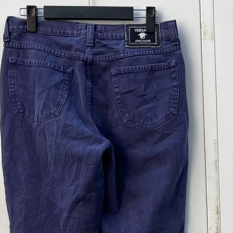 【VERSACE】ストレッチヴァージンウールブレザー VERSACE/ヴェルサーチ パープルジーンズ 90年代 Made in ITALY