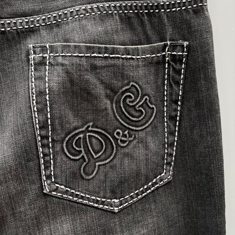 D&G ドルチェ&ガッパーナ メンズデニム R50230 サイズ32 ブラック D&G/ドルチェ&ガッパーナ ブラックジーンズ 00年代 Made in