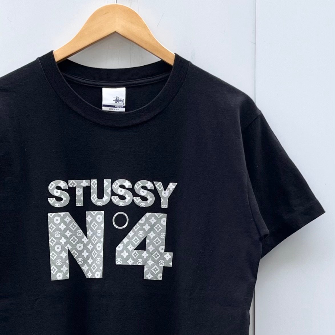 STUSSY/ステューシー モノグラムTシャツ 00年代 Made in USA (USED)...