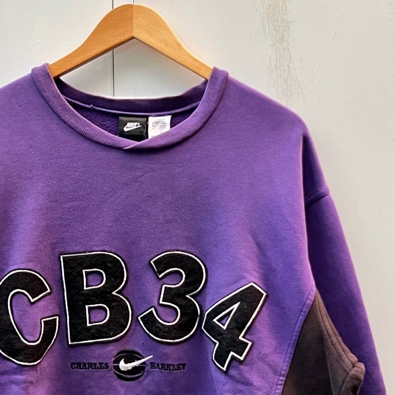 NIKE/ナイキ チャールズバークレー ロゴスウェット 90年代 (USED 