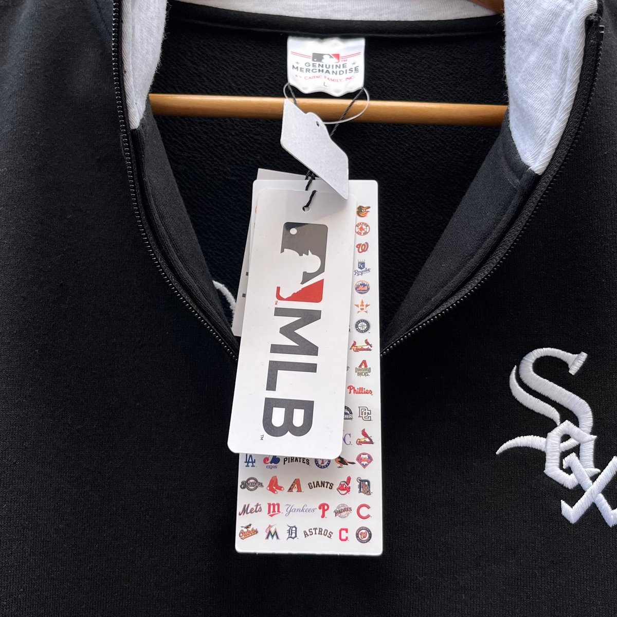 MLB WHITE SOX/シカゴホワイトソックス ハーフジップスウェット 2024年SS (...