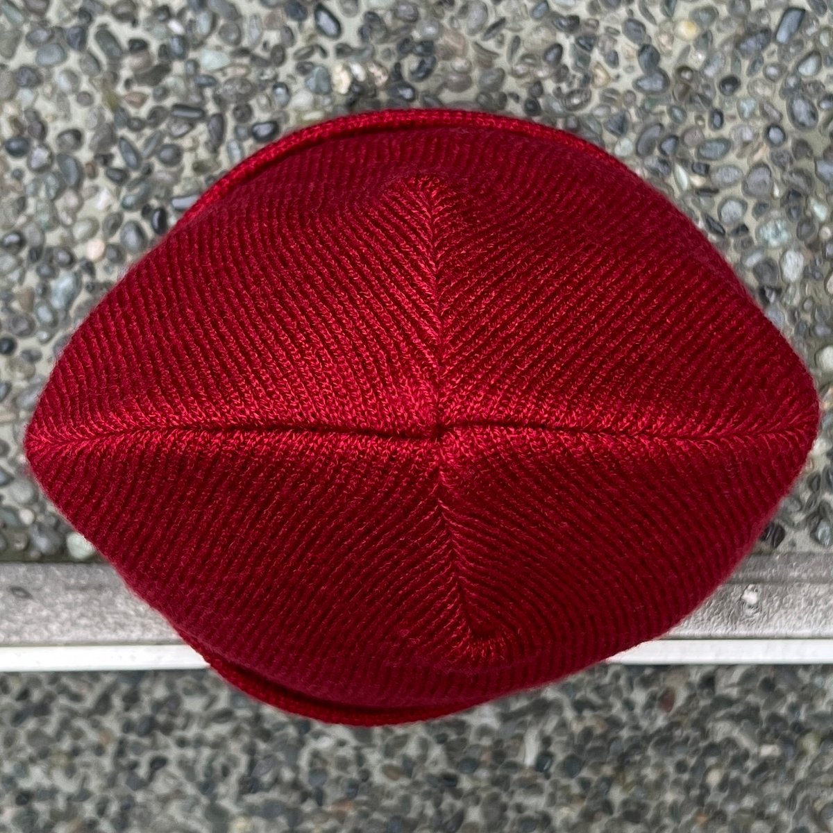 ニットキャップ　ナイキ　未使用品　90年代 NIKE - 美品【90's】NIKE ビーニー ニット帽 刺繍ロゴ 古着 希少