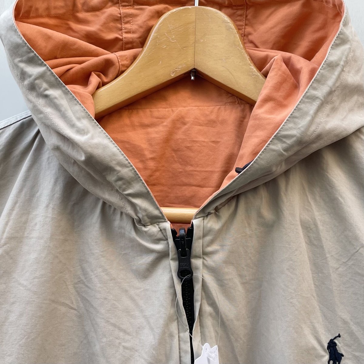 【即完売モデル】ラルフローレン☆刺繍ロゴ フード収納ジャケット☆フリース 998 Polo Ralph Lauren/ポロラルフローレン リバーシブルフードジャケット