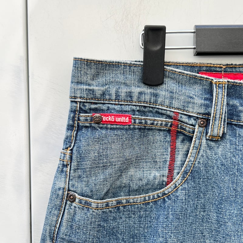 ECKO UNLTD/エコーアンリミテッド ウォッシュドジーンズ 90年代 ECKO UNLTD/エコーアンリミテッド ウォッシュドジーンズ 90年代