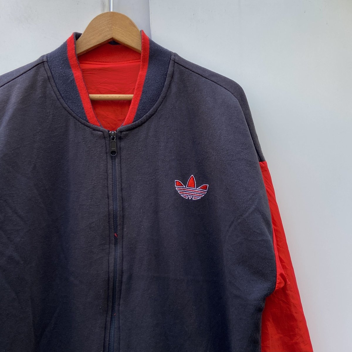 adidas/アディダス リバーシブルスウェットジャケット 90年代