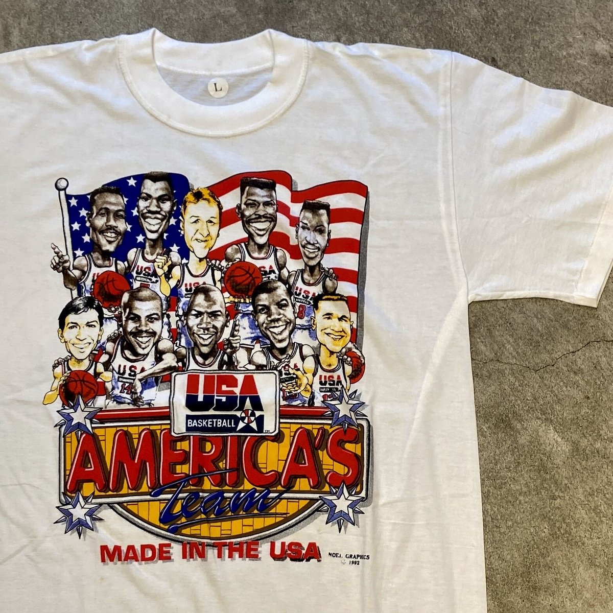 USA BASKETBALL DREAM TEAM/USAバスケットボールドリームチーム Tシ...