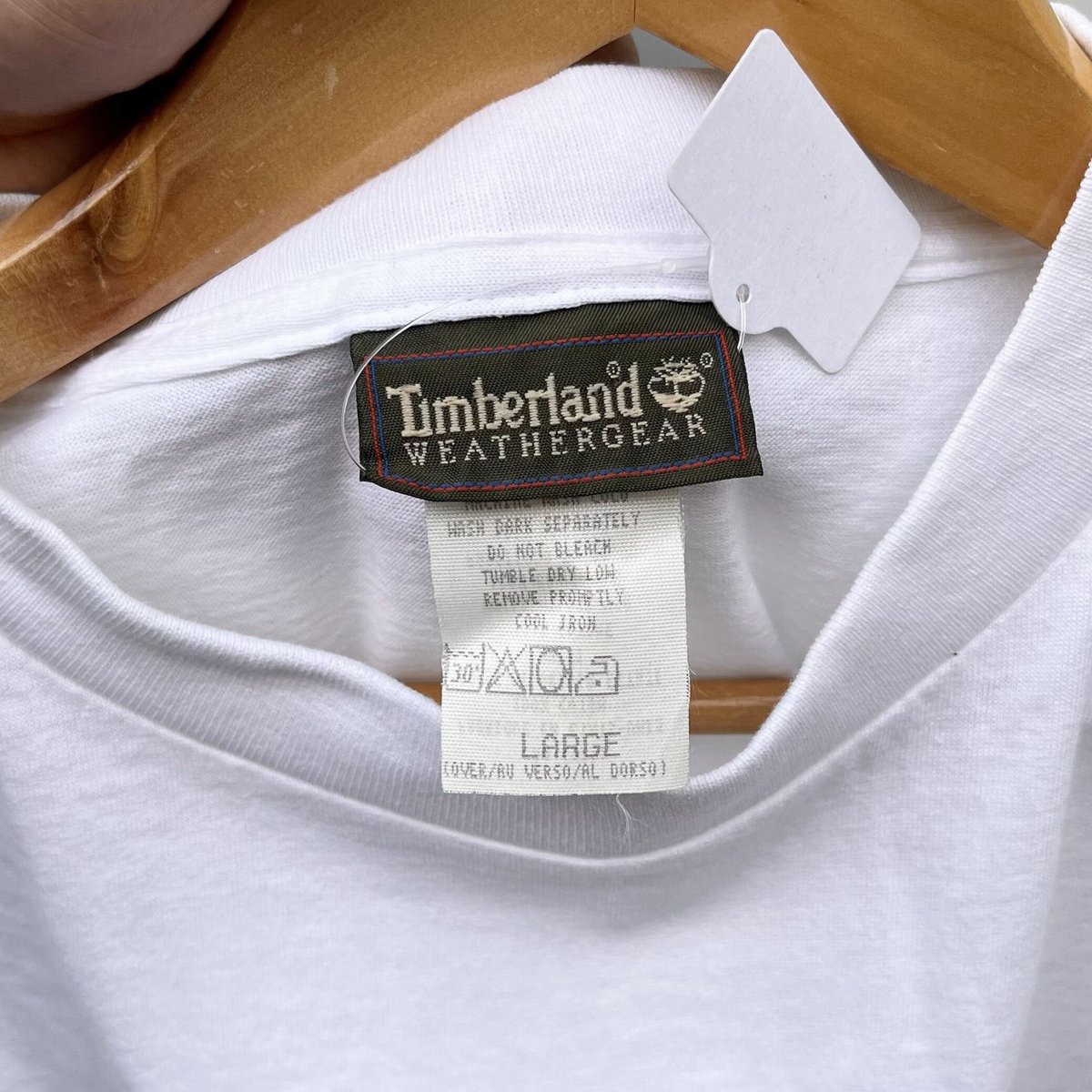 Timberland/ティンバーランド ロゴTシャツ 90年代 Made In USA