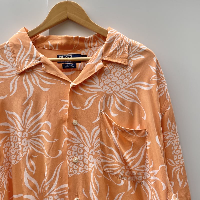 L 美品 2024 POLO RALPH LAUREN レーヨンシャツ アロハシ 新品未使用品 ポロ ラルフローレン レーヨン ハワイアン シャツ