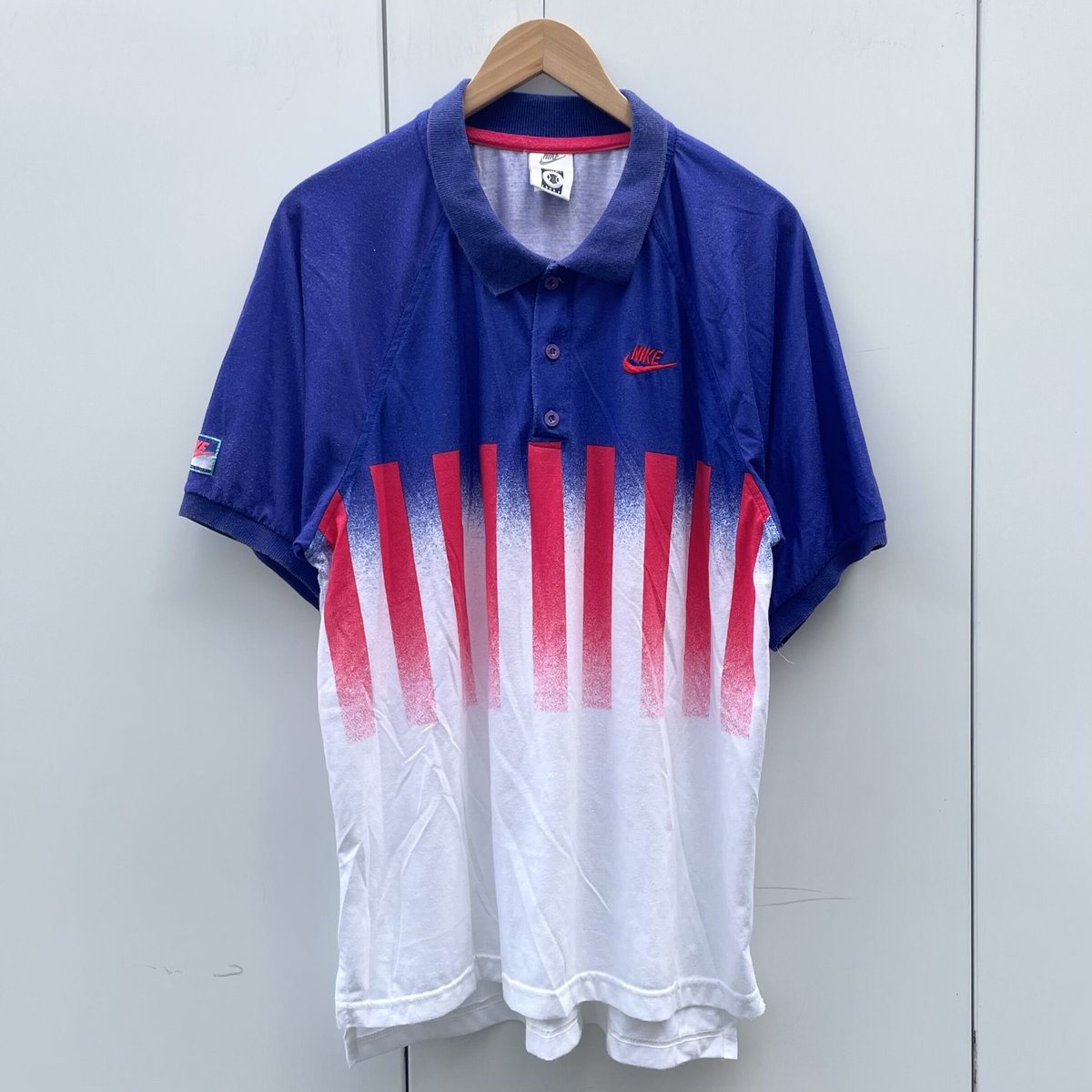 NIKE/ナイキ チャレンジコート ポロシャツ 90年前後 Made In USA (USED) NIKE/ナイキ チャレンジコート ポロシャツ 90年前後 Made In USA (USED)