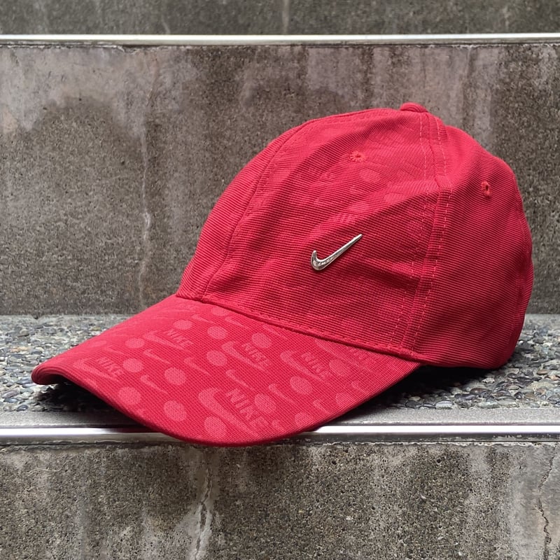 ナイキ　Nike RFロゴ刺繍キャップ 赤色 FEDERER NIKE ROGER FEDERER CAP RF VINTAGE HAT RED CAP TENNIS