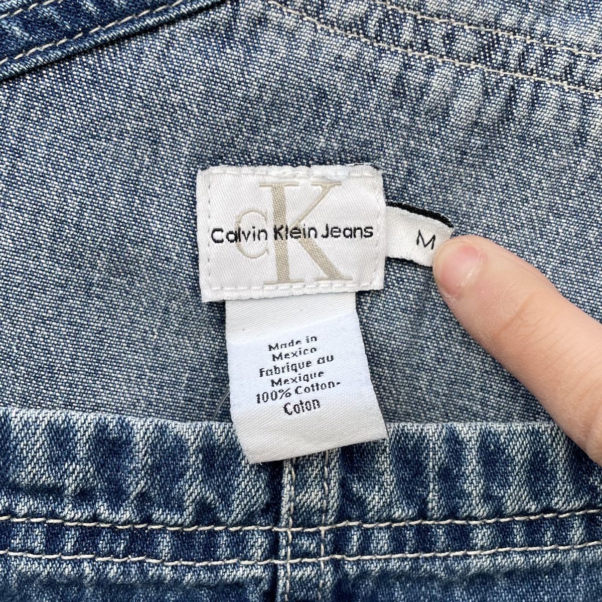Calvin Klein Jeans/カルバンクラインジーンズ デニムオーバーオール 90年代...