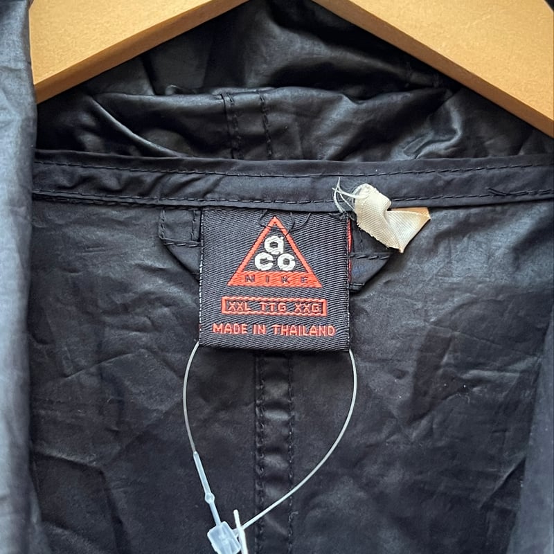 90s NIKE ACG ナイロン ハーフジップ プルオーバー パッカブル