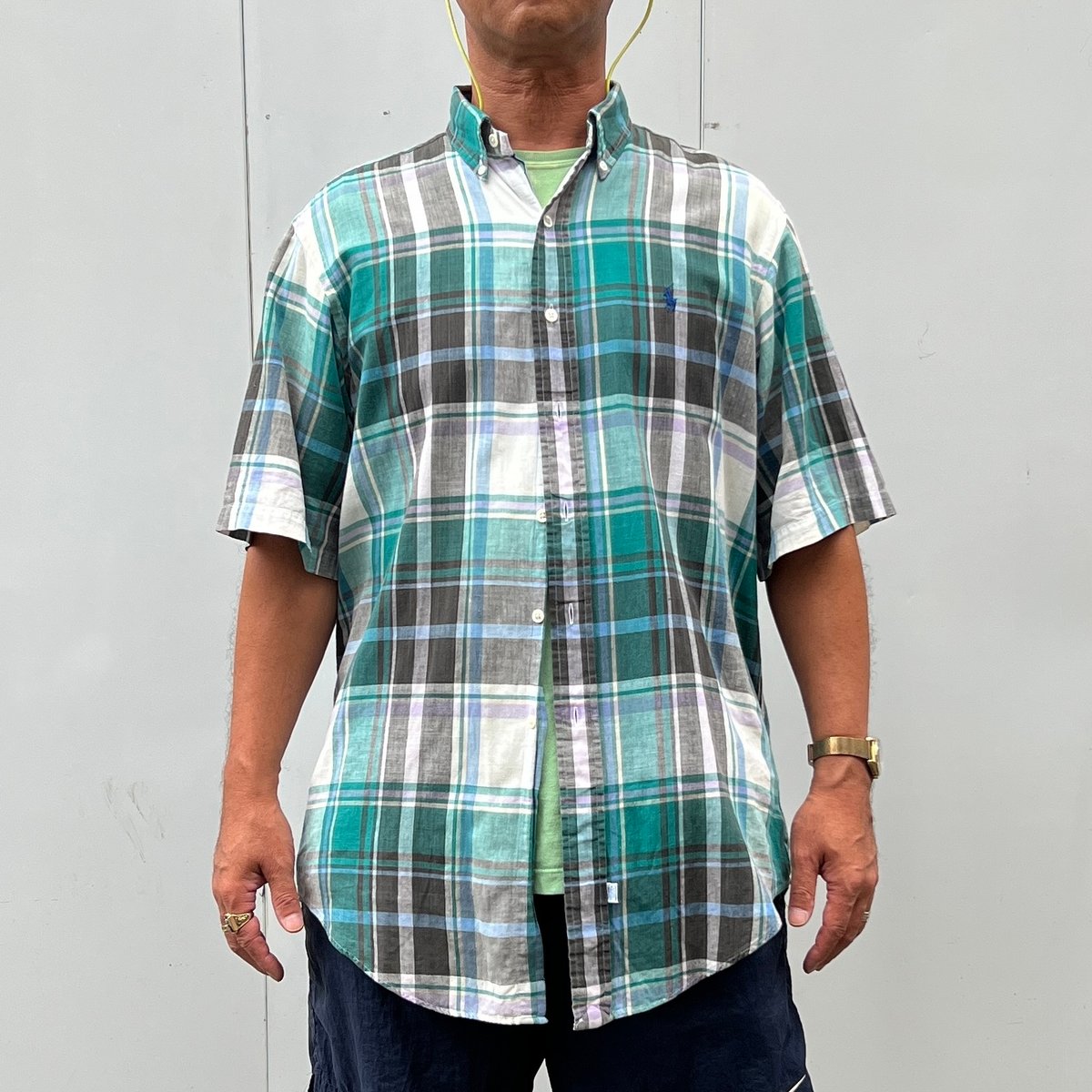 Polo Ralph Lauren /ポロラルフローレン マドラスチェック半袖 Polo Ralph Lauren /ポロラルフローレン マドラスチェック半袖