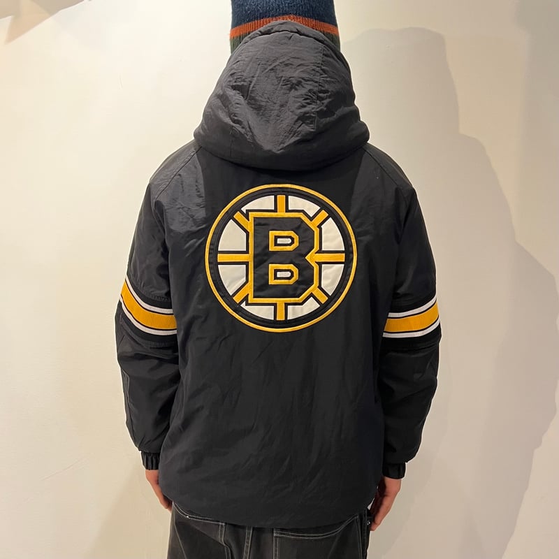 STARTER NHL BRUINS/スターター ボストンブルインズ プルオーバー中綿  
