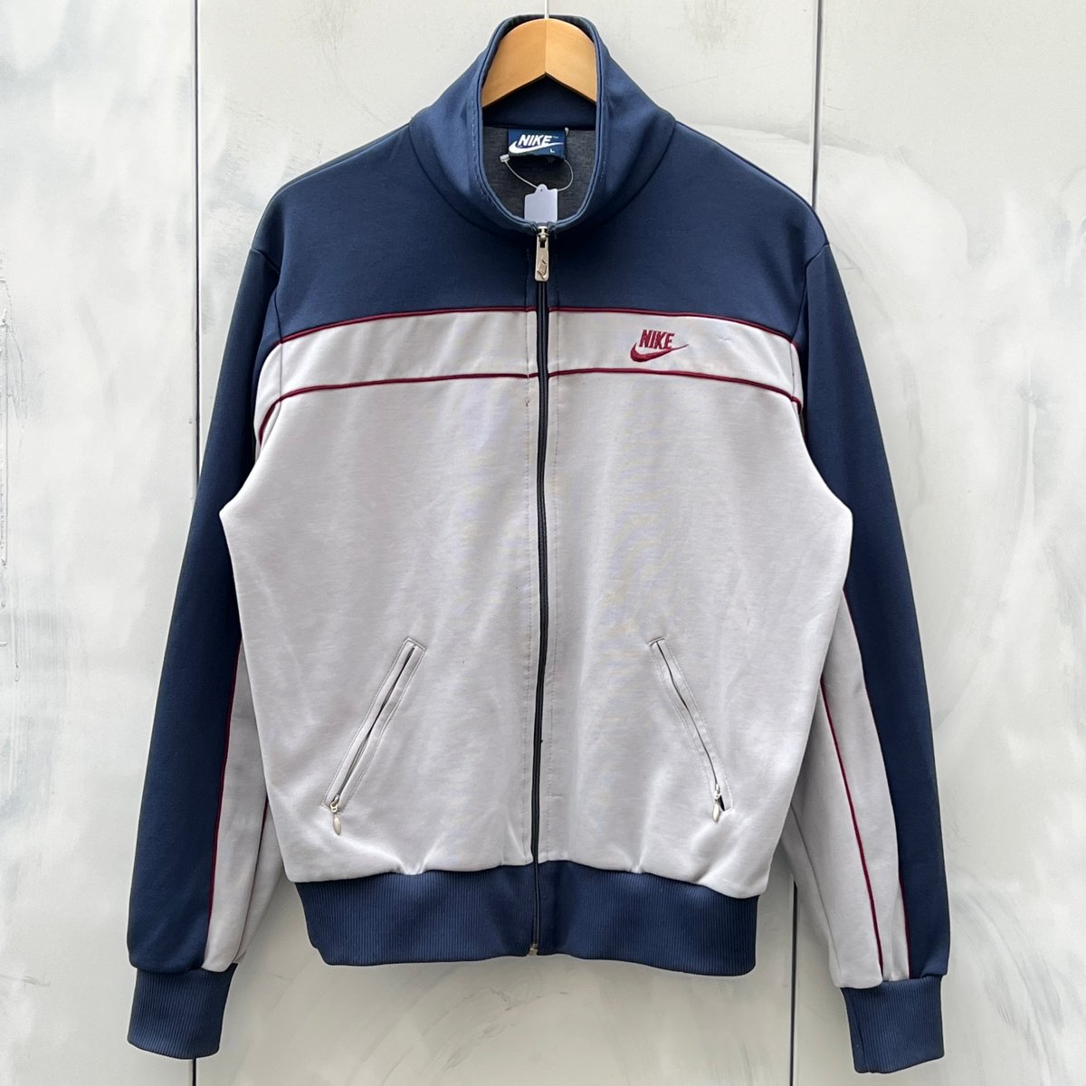 NIKE/ナイキ ジャージジャケット 80年代 紺タグ (USED)