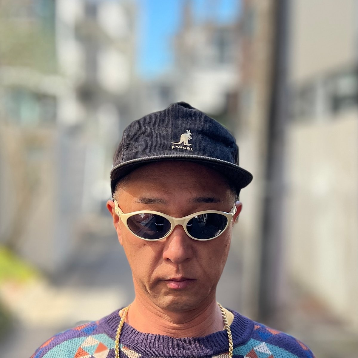 90s Apple コーデュロイキャップアメリカ製