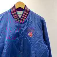 Swingster NBA PISTONS/スウィングスター デトロイトピストンズ サテンジャケット 80年代 Made in USA (USED) //2nd ITEM//