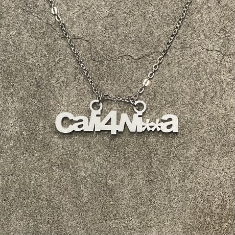 Cali4rnia/カリフォルニア アクリルプレート チェーンネックレス 2000年代 (NEW)