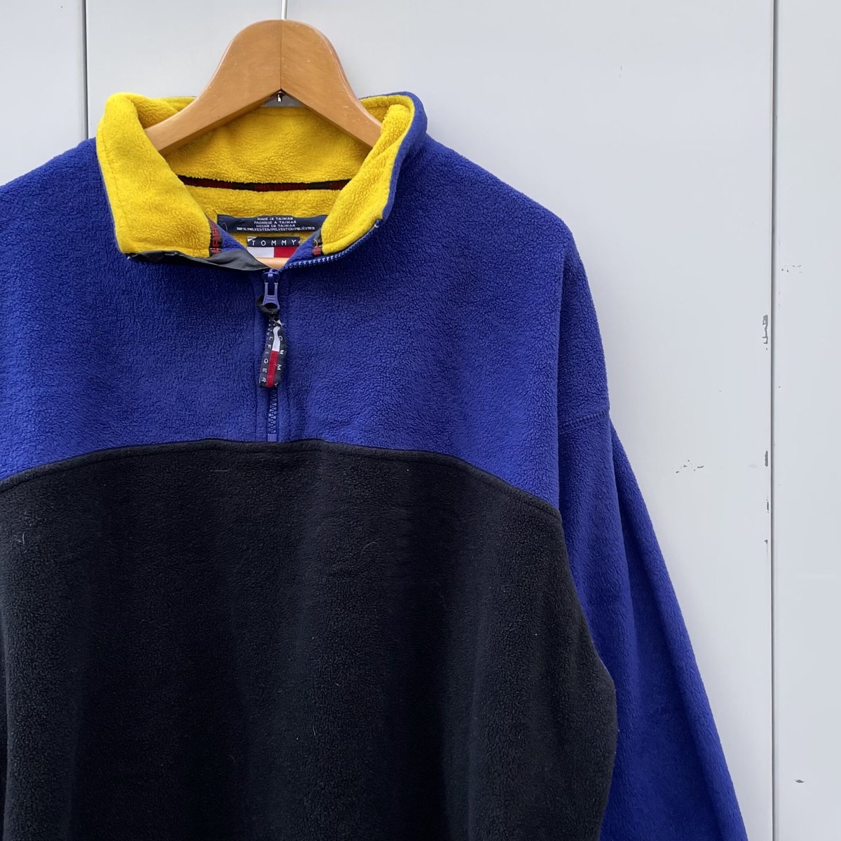 TOMMY HILFIGER/トミーヒルフィガー ハーフジップフリース 90年代 (USED)