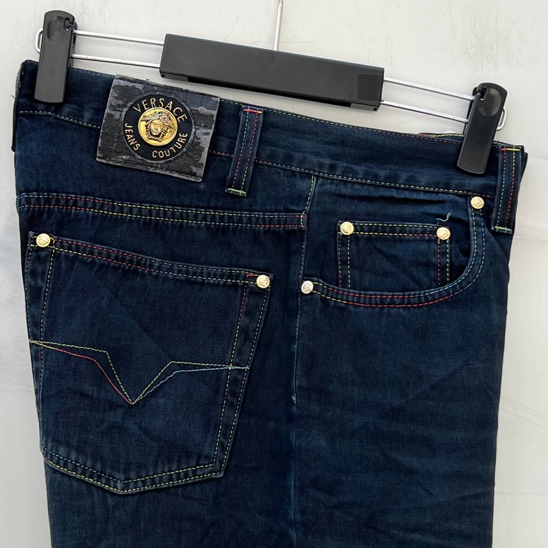VERSACE/ベルサーチ ブラックジーンズ 90年代 Made in ITALY VERSACE/ベルサーチ ブラックジーンズ 90年代 Made in ITALY
