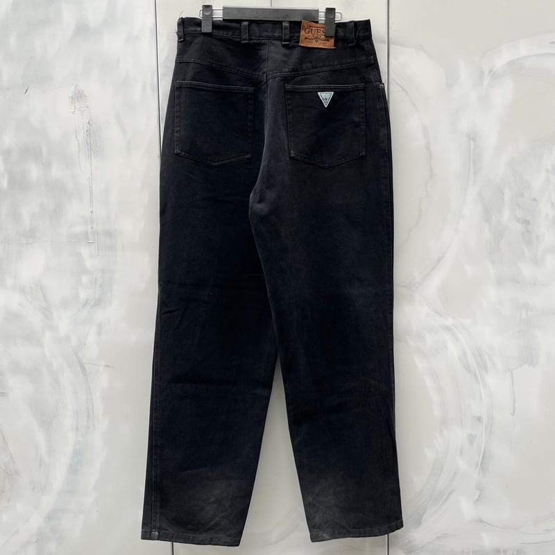 GUESS/ゲス ブラックデニムジーンズ 90年代 (USED) | chameleon GUESS/ゲス ブラックデニムジーンズ 90年代 (USED) | chameleon