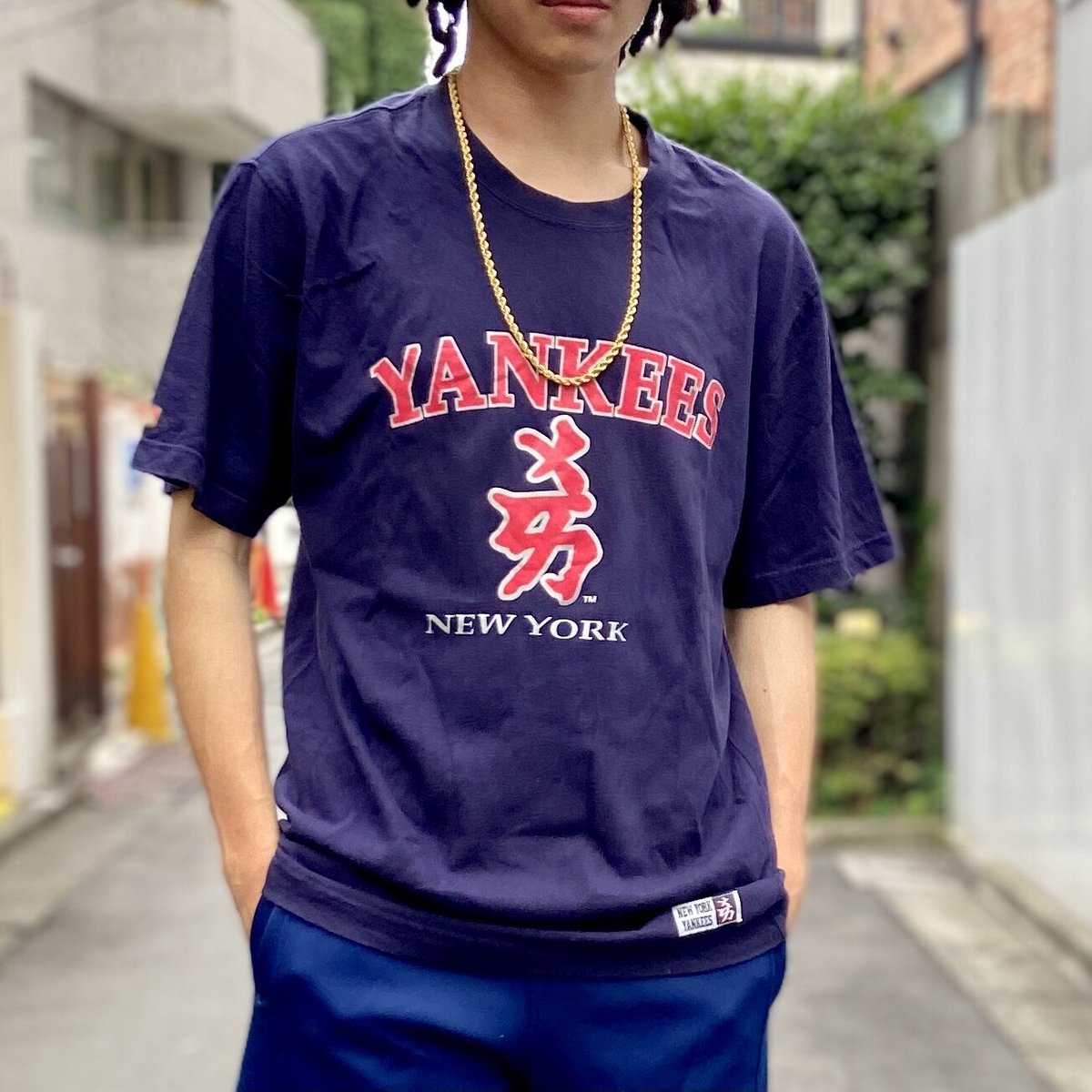 MLB YANKEES/ニューヨーク ヤンキース Tシャツ 2000年前後 (USED)