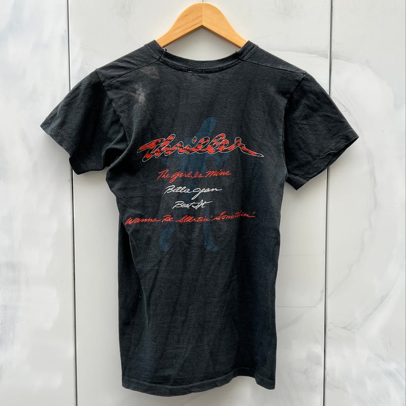 MICHEL JACKSON/マイケルジャクソン Thriller Tシャツ 80年代 Mad...